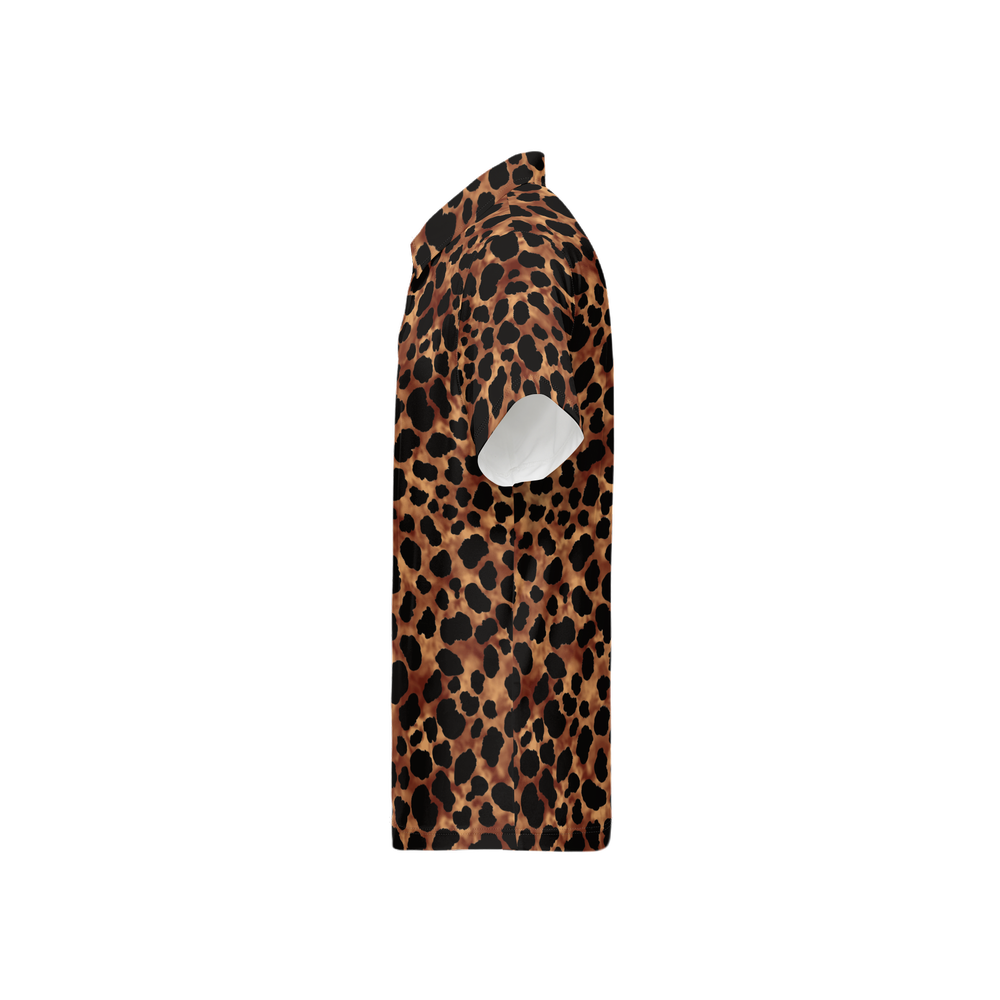 Leopard Savvy - Men's Luxury Sport fit Short-Sleeve Polo Shirt
