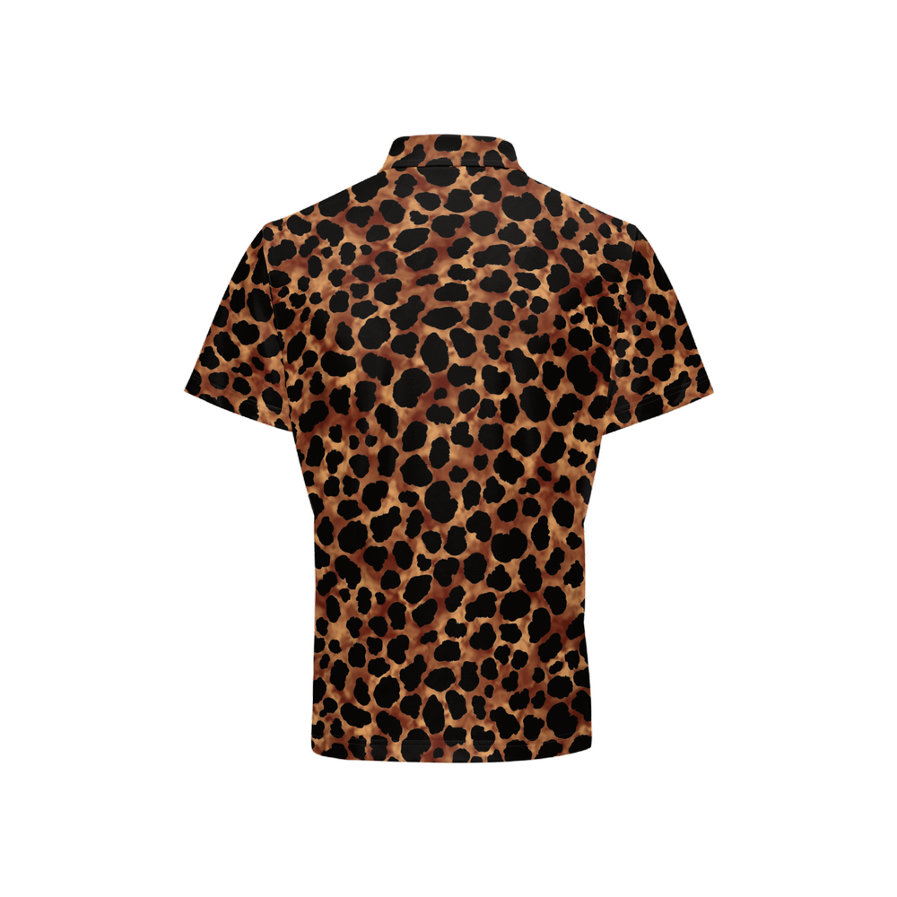 Leopard Savvy - Men's Luxury Sport fit Short-Sleeve Polo Shirt
