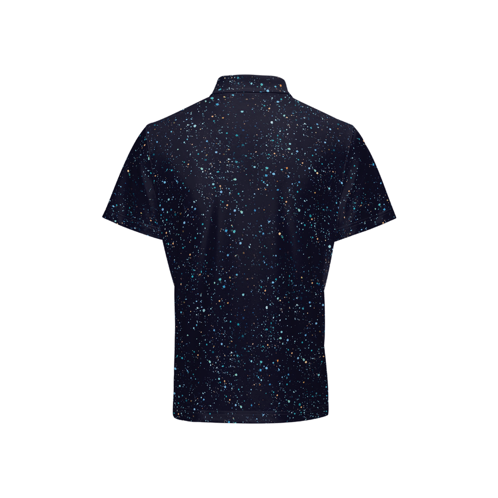 Midnight Painter - Men's Luxury Sport fit Short-Sleeve Polo Shirt