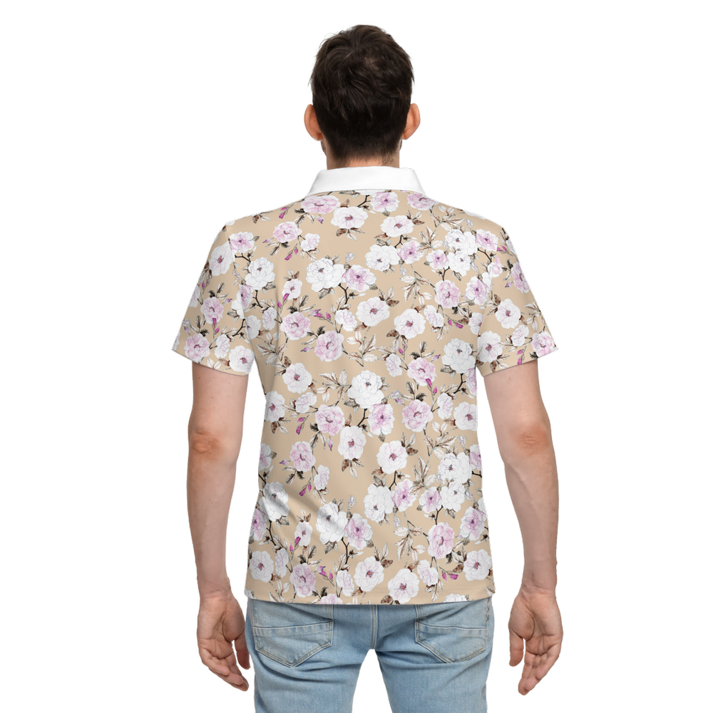 Romance Savvy - Men's Luxury Sport fit Short-Sleeve Polo Shirt