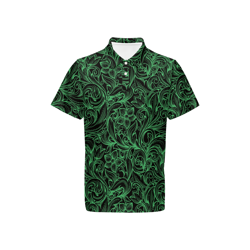 Glowing in the Rough - Men's Luxury Sport fit Short-Sleeve Polo Shirt