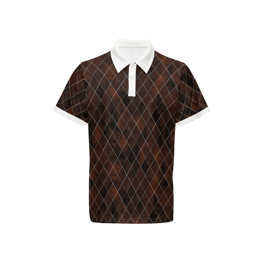 Suede Savvy - Men's Luxury Sport fit Short-Sleeve Polo Shirt