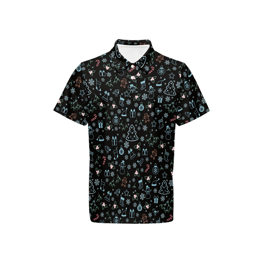 Christmas Savvy - Men's Luxury Sport fit Short-Sleeve Polo Shirt