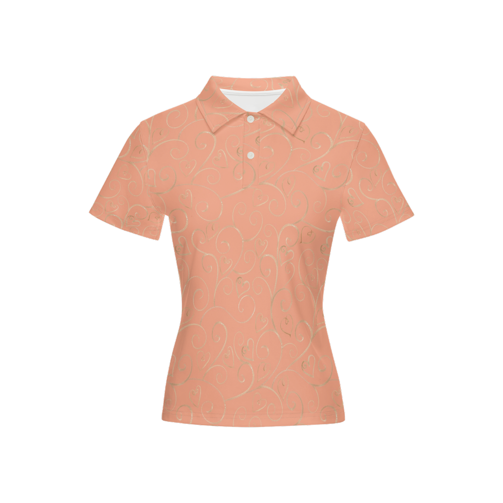 Stay Lovely - Women's Luxury Sport fit Short-Sleeve Polo Shirt