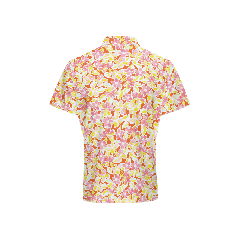 Floral Savvy - Men's Luxury Sport fit Short-Sleeve Polo Shirt