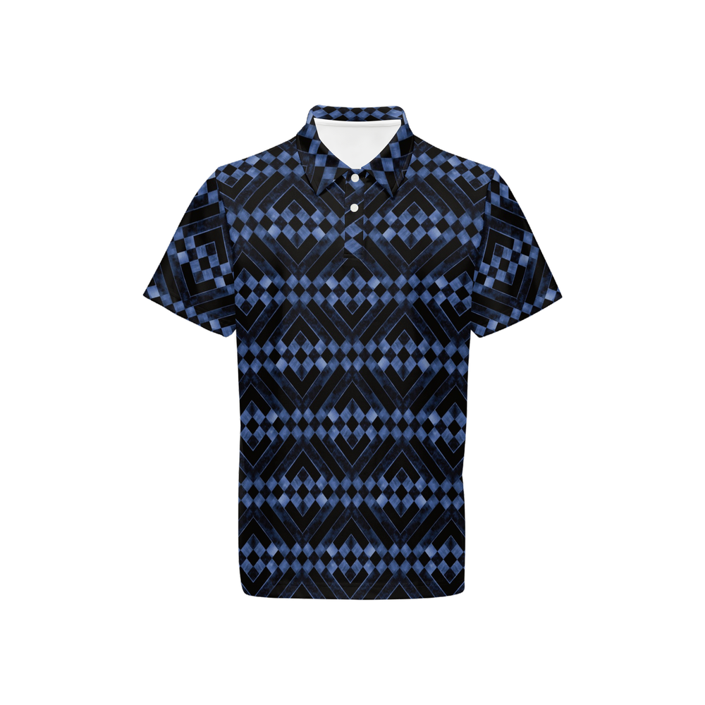 TakTicToe - Men's Luxury Sport fit Short-Sleeve Polo Shirt