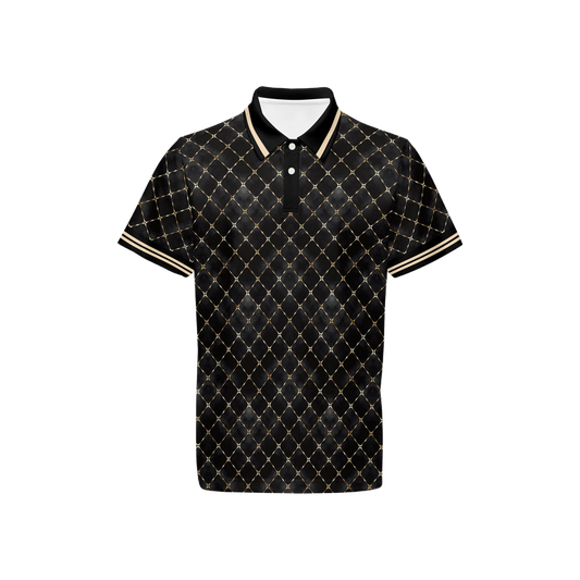 Doing Gucci - Men's Luxury Sport fit Short-Sleeve Polo Shirt