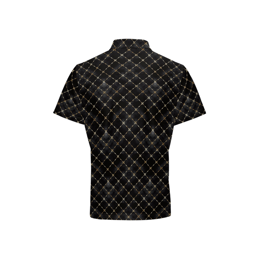 Block Party - Men's Luxury Sport fit Short-Sleeve Polo Shirt