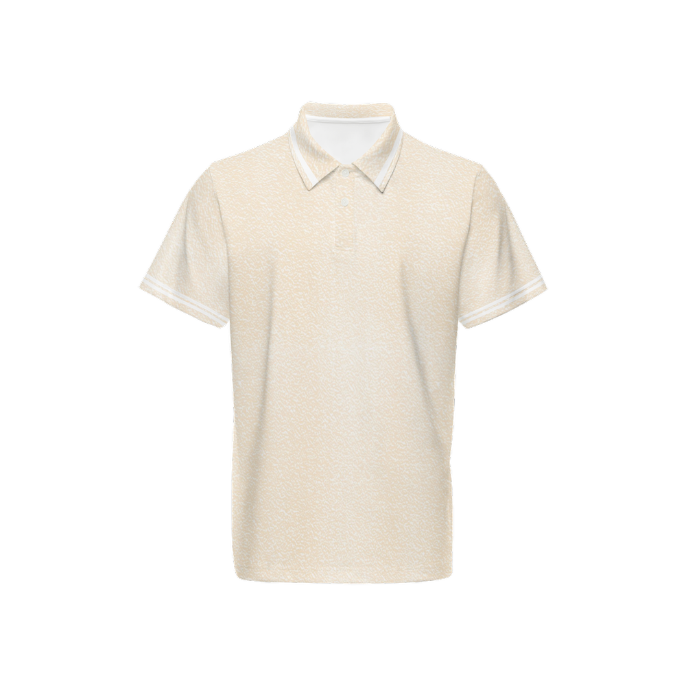 Simple Savvy (Mellow) - Men's Luxury Sport fit Short-Sleeve Polo Shirt
